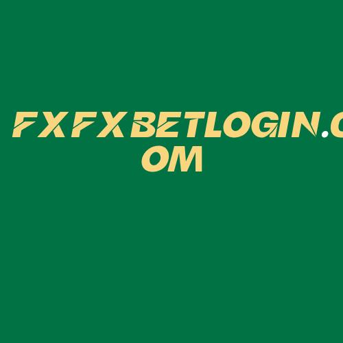 Logo da FXFXBETLOGIN